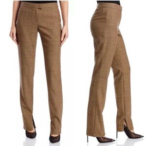 rag & bone rebecca glen Tan Women's skinny Trousers pants wool plaid